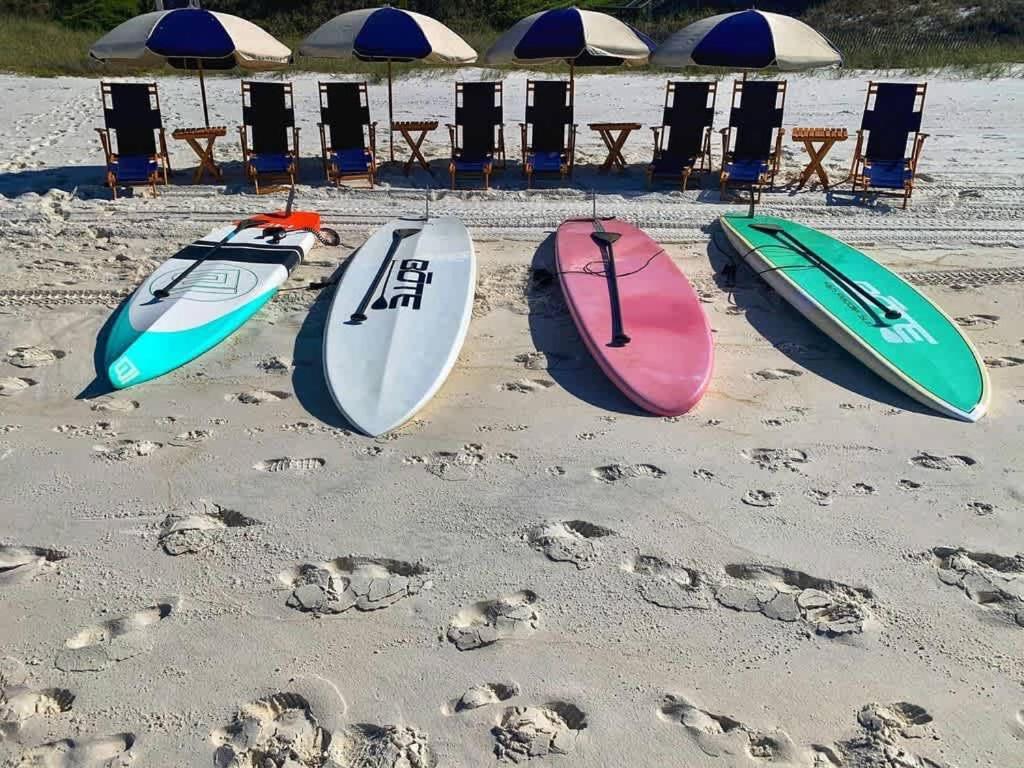 The Birdhouse In Luxury Watercolor Brand New 6 Seat Golf Cart Villa Santa Rosa Beach Kültér fotó