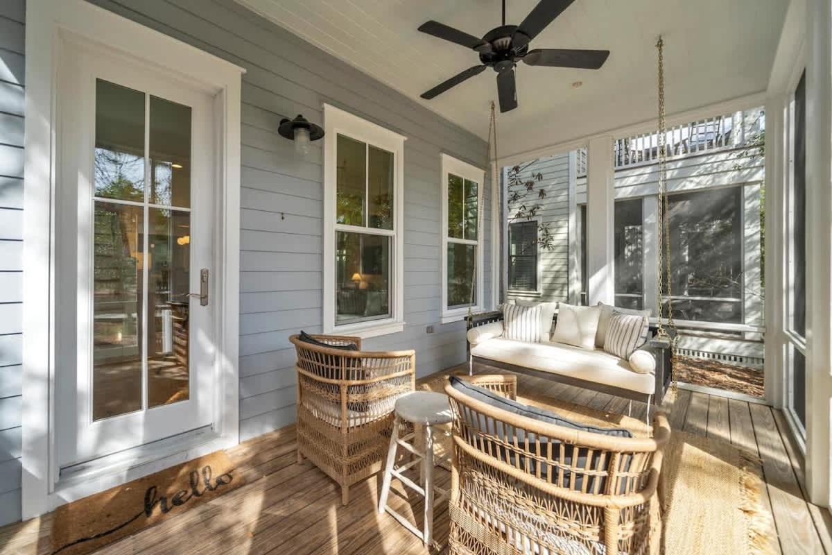 The Birdhouse In Luxury Watercolor Brand New 6 Seat Golf Cart Villa Santa Rosa Beach Kültér fotó