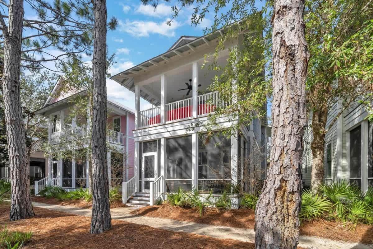 The Birdhouse In Luxury Watercolor Brand New 6 Seat Golf Cart Villa Santa Rosa Beach Kültér fotó