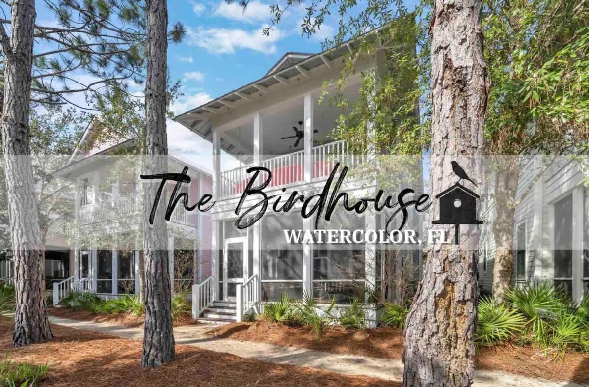 The Birdhouse In Luxury Watercolor Brand New 6 Seat Golf Cart Villa Santa Rosa Beach Kültér fotó
