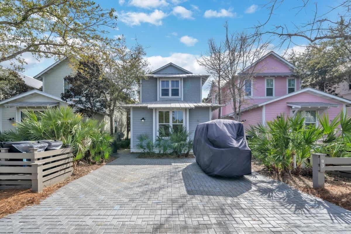 The Birdhouse In Luxury Watercolor Brand New 6 Seat Golf Cart Villa Santa Rosa Beach Kültér fotó